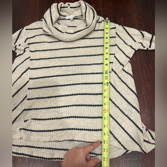 Anthropologie Eri + Ali Lundington Waffle Pullover Sweater - Picture 7 of 8